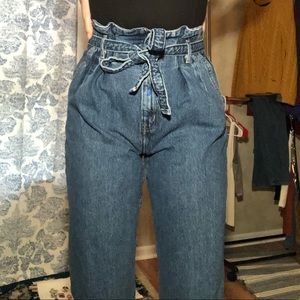 Paperbag waist jeans